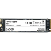 PATRIOT P310 240 GB SSD / interni / M.2 PCIe Gen3 x4 NVMe 1.3 / 2280