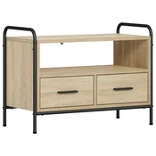 vidaXL TV omarica 67,5 x 33 x 50 cm Sonoma hrast Inženirski les