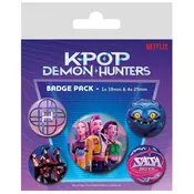 Bedževi Pyramid KPop Demon Hunters - Badge Pack