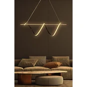 Opviq Lestenec, Tauri Black-Yellow Light