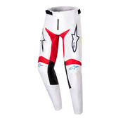 Dječje motocross hlače Alpinestars Racer Hana 2024 bijele boje