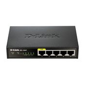 D-Link DES-1005P/E 5-Port Fast Ethernet PoE Desktop Switch (DES-1005P/E)