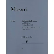 MOZART:QUINTET ES-DUR KV 452 FOR PIANO AND WIND INSTRUMENTS
