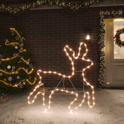Figura božicnog soba 72 LED žarulje topla bijela 57x55x4,5 cm