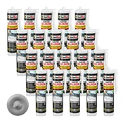 IsolBau Sanitarni silikon siv Sanitär Silikon 20 x 300ml