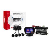 AMIO Garažni senzorji za vzvratno parkiranje set led-graf 4 senzorji črna zlata 18mm