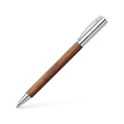Faber-Castell - Kemijska olovka Faber-Castell Ambition Walnut Wood, smeda