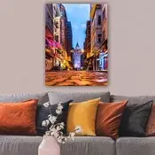 Wallity Dekorativna slika na platnu, 70x100cm, Šarena