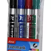 Permanent marker Evermark PY237800 obli vrh 2,5 mm, set 1/4