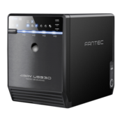 FANTEC QB-35US3-6G black 4x3 5 SATA HDD USB3.0 eSATA