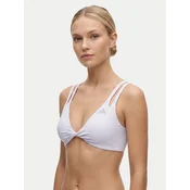 Modrček adidas Optimé Workout Reversible Twist Light Support Bra Frozen Purple M