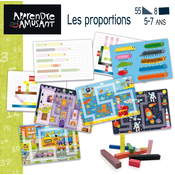 Náučná hra Les Proportions Educa Učíme sa rozmery s obrázkami 55 dielov od 5 rokov EDU19239