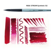 ROSA STREAM 132 sintetična okrogla krtača | Različne velikosti