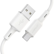 ACEFAST kabel USB A na Type C 3A C2-04 silikonski 120 cm bel