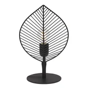 PR Home Kovinska namizna svetilka Elm, višina 32,5 cm - Dnevna soba/jedilnica - črna mat barva - Kovina