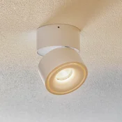 Egger Licht Egger DLS LED reflektor Clippo, bel, 2.700 K, zatemnljiv - Dnevna soba/jedilnica - Sodobni - bela - Kovina