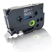 Kompatibilen trak za Brother TZe-345/TZ-345/PT/P-Touch 18mm - bel izpis/črn trak