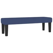 Vidaxl Klop modra 100x30x30 cm blago