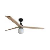 FARO 34282WT-11L - plafonski ventilator KLIML 1xE27/15W/230V borovina/crna precnik 150 cm WT+DO