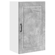 Vidaxl Omarica na steni PORTO Betonsko siva 50 x 31 x 80 cm