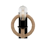 ELMARK stenska svetilka Rope 1xE27