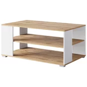 Livetastic Klubska Miza Nairobi-i, Barva Hrasta, Bela