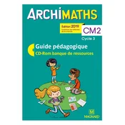 Archimaths CM2 (2019) - Banque de ressources sur CD-Rom avec guide pédagogique papier