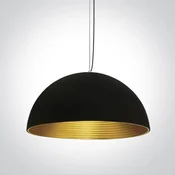 VISILICA CRNA MESING E27 230V BRASS REFLEKTOR