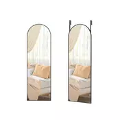 Songmics Ogledalo v polni dolžini 120x40 cm Črno