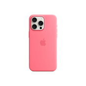 Apple silikonski ovitek za iPhone 15 Pro Max z MagSafe - Pink