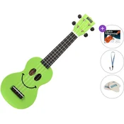 Mahalo U-SMILE Basic SET Green Soprano ukulele