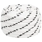 vidaXL Večnamenska vrv 20 mm 25 m Bela Poliester