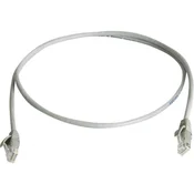 Telegärtner RJ45 omrežni priključni kabel CAT 6 U/UTP 5 m sive barve z zaščito pred gorenjem, brez halogena Telegärtner