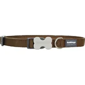 Red Dingo Najlonska ovratnica classic brown, rjav XS