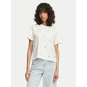 Vero Moda Majica Sola 10341979 Bela Regular Fit