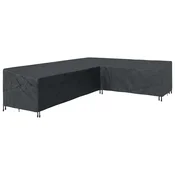 Vidaxl Prevleka za pohištvo Črna 355 x 275 x 80 cm 600D Oxford tkanina