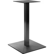 Mizni podstavek Amila, oglati,V 720,talna plošča 450x450 mm, črno jeklo