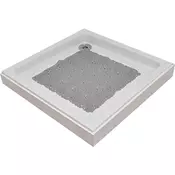 Tendance Podloga za kadu Bubbles, 50x50 cm, Siva