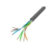LAN mrežni kabel UTP cat.5e 100m, solid, siv, LANBERG