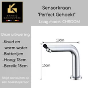 Kranig Kraanwerk Catering Senzorska pipa | Brez dotika | Popolnoma okoten | WC soba, (21731906)