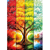 Magnolia - Puzzle Drevo v jeseni - 1 000 kosov