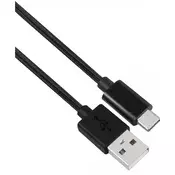 IRIS USB 2.0 Type C transformator Crno 3m CX-133