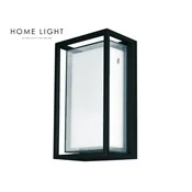 HOME LIGHT LED Svetiljka W13301, 12W, 4000K, IP54, Crna