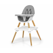 High chair for feeding 2in1 Malmo Grey