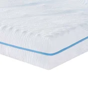 Vidaxl Vzmetnica Srednje trdo 200 x 200 cm Bela