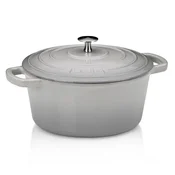 Kela Litoželezna pekač s pokrovom CALIDO 24 cm, siva
