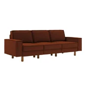 ATELIER DEL SOFA Sofa sa 3 sedišta Sparrow Extra 3 Tile Red Walnut