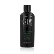 American Crew 3-IN-1 Tea Tree 100 ml šampon vse vrste las za moške