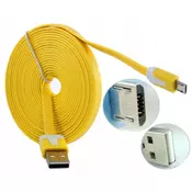 shumee Ploščati kabel Micro USB za polnjenje za Samsung LG Huawei Xiaomi 1m