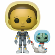 Bobble Figure Animation - Rick and Morty POP! - Space Suit Morty with Snake